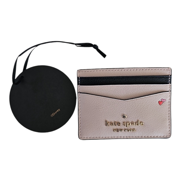 Kate Spade x Disney Minnie Mouse Medium Leather Dome Crossbody Bag & Cardholder - Picture 14 of 16